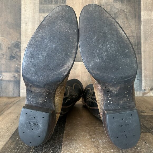 Nocona Vintage Bullhide Western Cowboy Boots Mens 12 B - Picture 4 of 12
